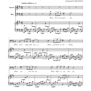 More Holiness Give Me – Baritone, Soprano and Piano