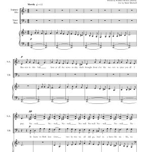 Masters In This Hall – SATB